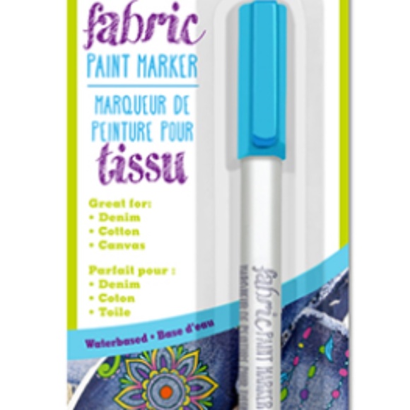Permanent Fabric Paint Marker (Bahama Blue) - Picture 4 of 4
